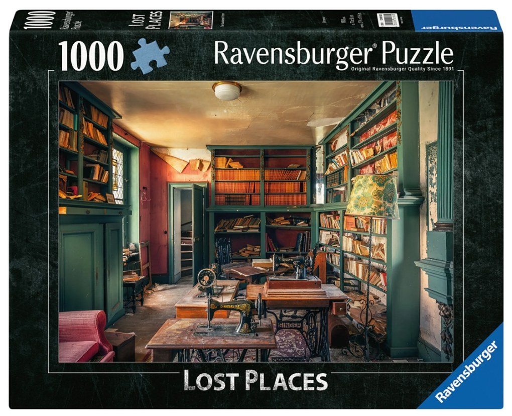 Ravensburger Puzzle, 1 000 dielikov (krajčírska knižnica) (100382512)