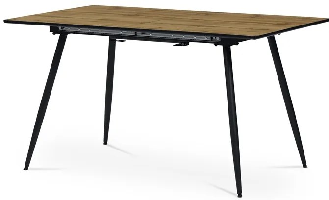 Autronic BONTEC Jedálenský stôl rozkladací 140-180x80 cm, mdf, dub, HT-921 OAK Farba: Hnedá
