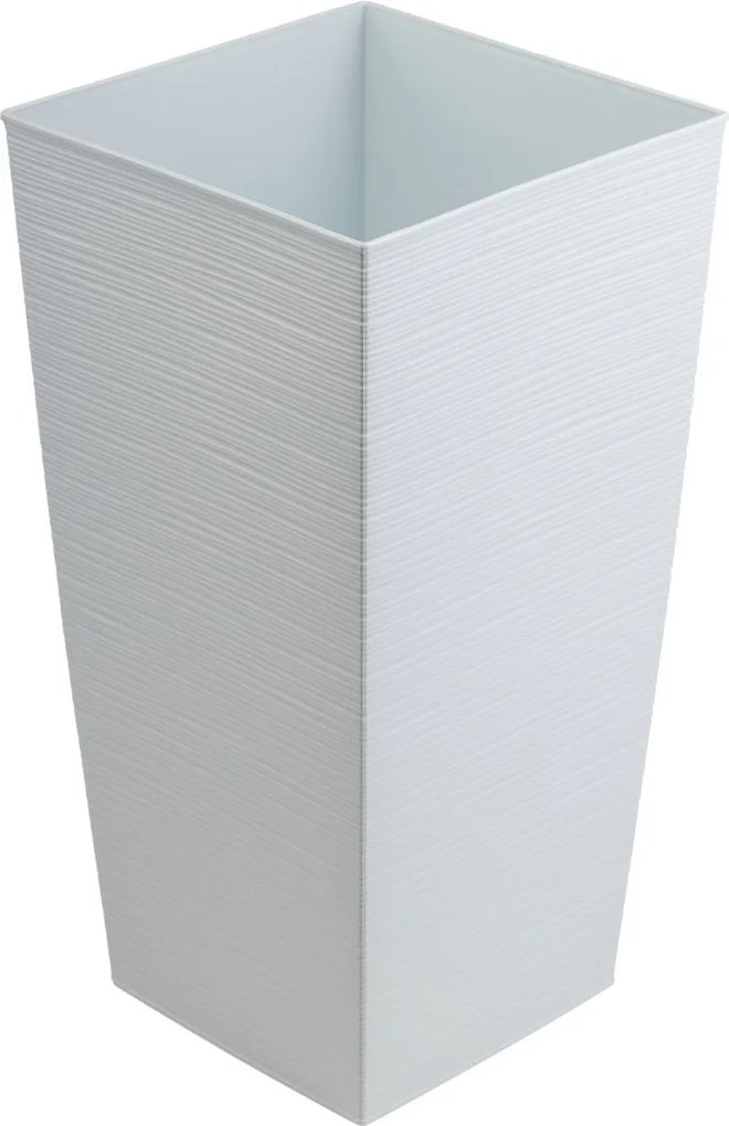 Plastový kvetináč Porto Riflo 67,7x35x35 cm biely