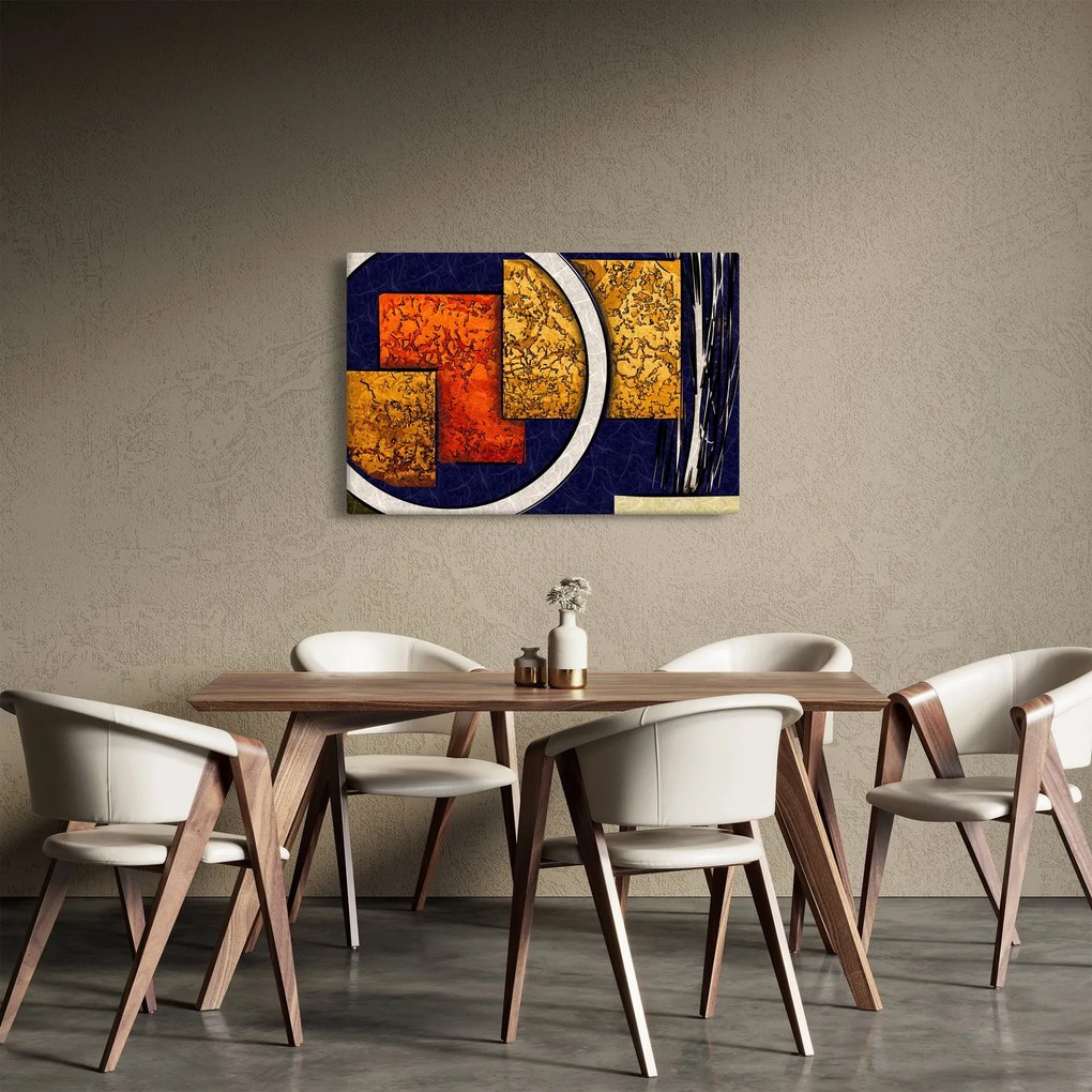 Obraz abstrakcie (90x60 cm)