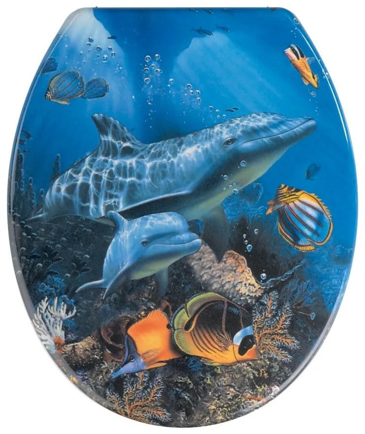 WC sedadlo Wenko Sea Life, 45 × 38 cm