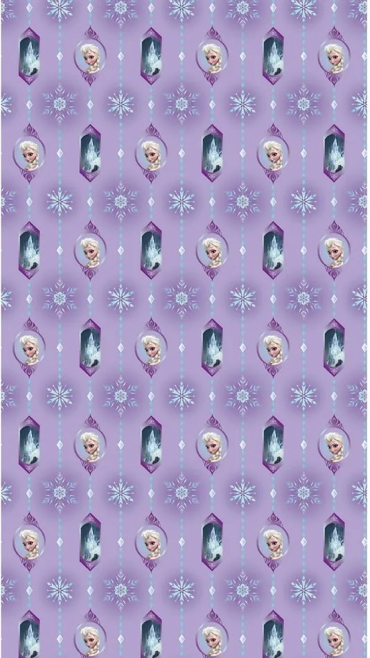 AG ART Detský záves Ľadové kráľovstvo Frozen Elsa, 140 x 245 cm