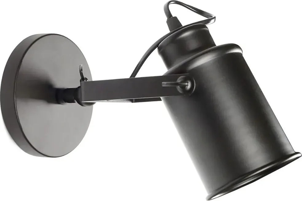 Toolight - Reflektor nástenné svietidlo E27 APP486-1C, čierna, OSW-00597