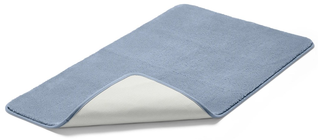 Predložka do kúpeľne, cca 100 x 60 cm, modrá