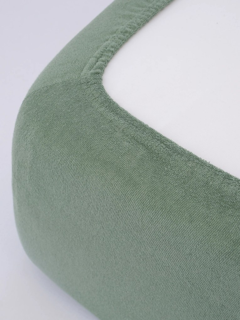 Froté plachta 180 × 200 cm - olivová