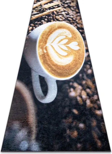 Protišmykový koberec / behúň ANDRE 33210 hnedý