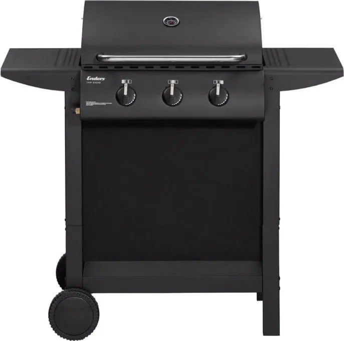 Čierny plynový vonkajší gril ENDERS San Diego 3