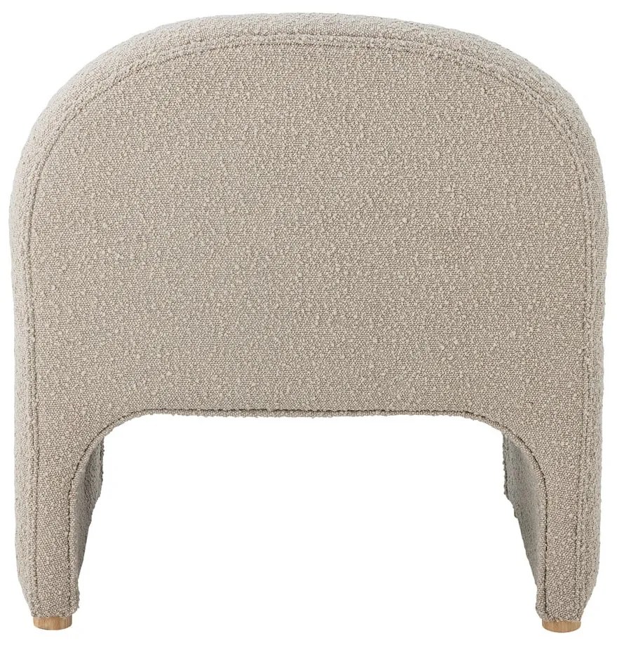 Krémové kreslo z textílie buklé Neel – Bloomingville