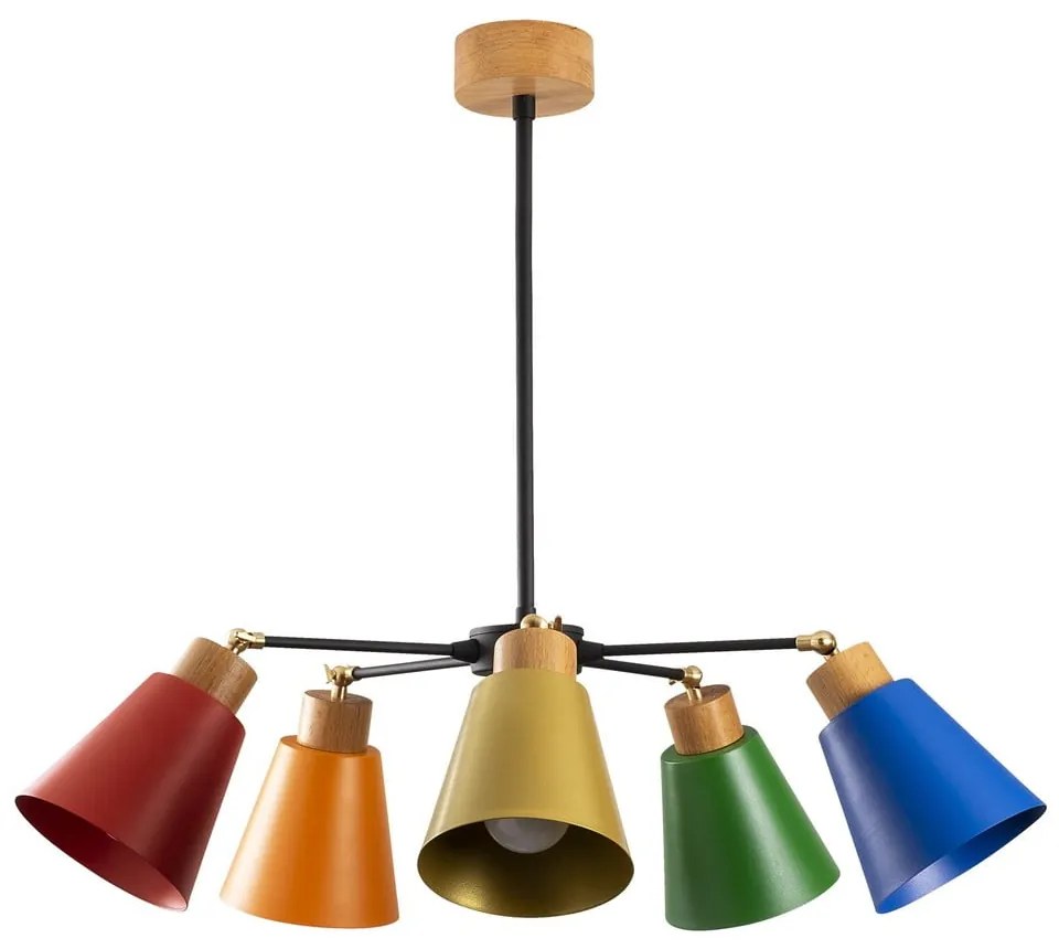 Závesné svietidlo s kovovým tienidlom ø 58 cm Manavgat – Opviq lights