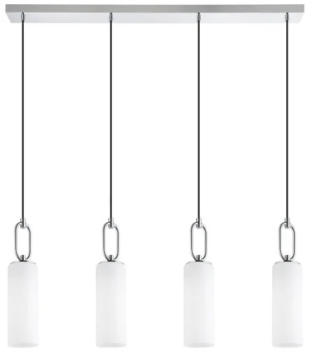 Eglo 390129 - Luster na lanku MAJANA 4xE27/40W/230V lesklý chróm