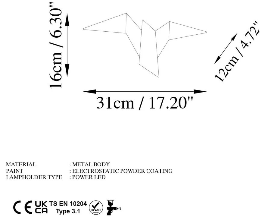 LED nástenné svietidlo v zlatej farbe Pacali – Opviq lights