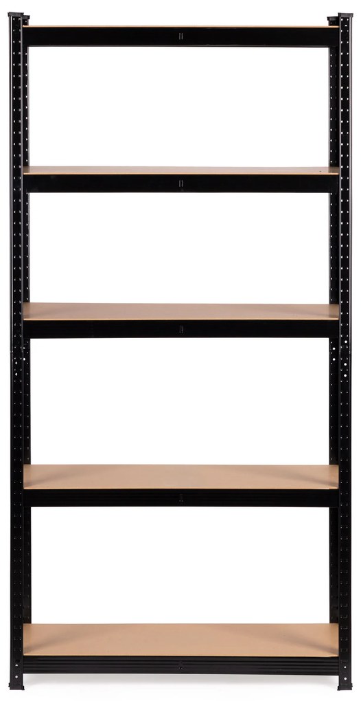 ModernHome Kovový úložný regál 180x90x40 cm - 5 políc, 875 kg ModernHome