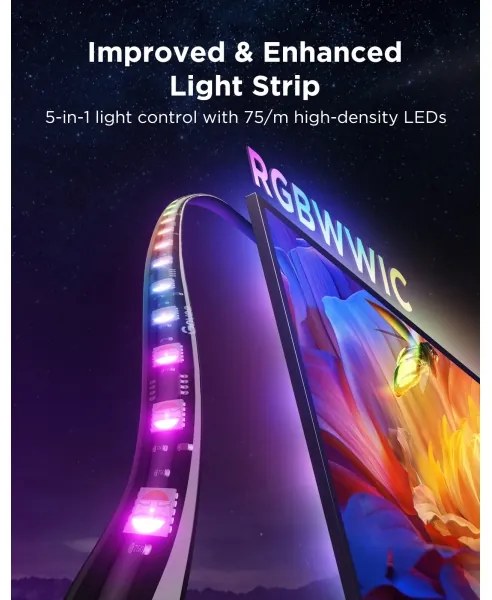 Govee - TV Backlight 3 Pro 75-85" SMART LED podsvietenie RGBIC Wi-Fi