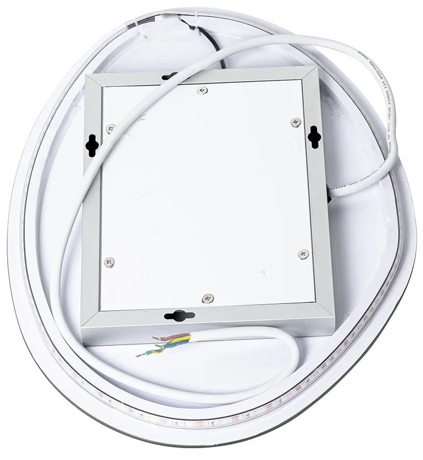 Dizajnové zrkadlo do kúpeľne 40 cm vrátane LED IP44 - Biba