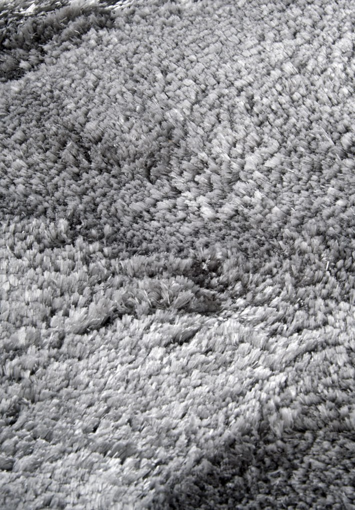 ELLE Decoration, Kusový koberec Cosy 106110 Silver kruh z kolekcie Elle, 200x200 (priemer) kruh, šedá, obývacia izba