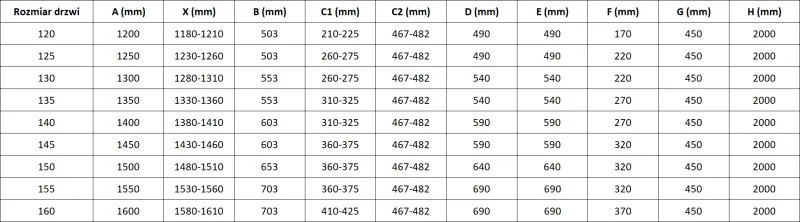 Mexen, Mexen Mist Otočné sprchové dvere 125 cm, transparentné, brúsená meď - 8A4-125-001-65-00
