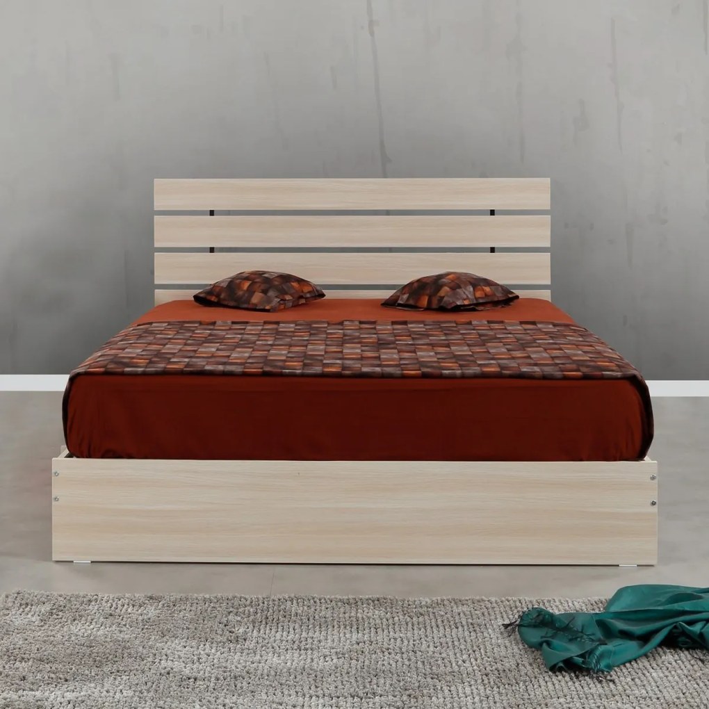 Posteľ Fuga manželská posteľ 140x190 cm prírodný dub