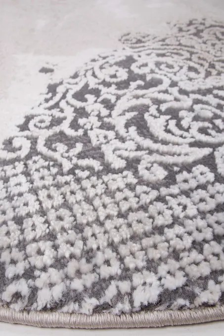 Koberec GALYA GAK11C sivý / hnedý kruh