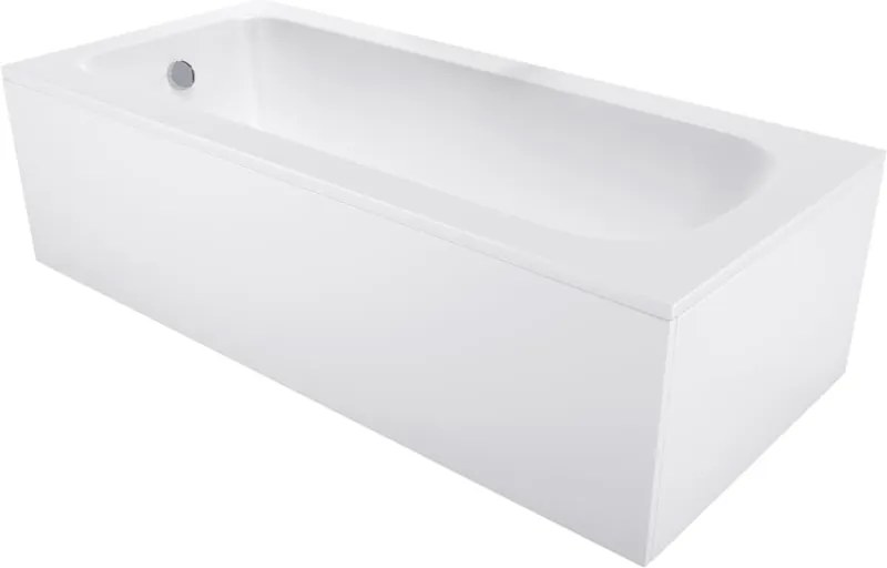 Mexen Vega štvorecna vaňa 170 x 80 cm s krytom, biela - 55011708000X