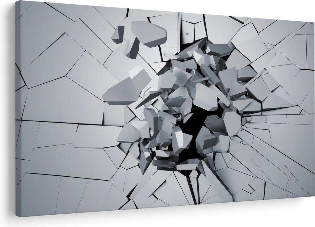 Obraz abstrakcie 3D (90x60 cm)