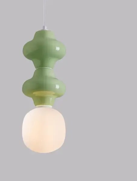 LED zeleno-biele moderné svietidlo Clio 2