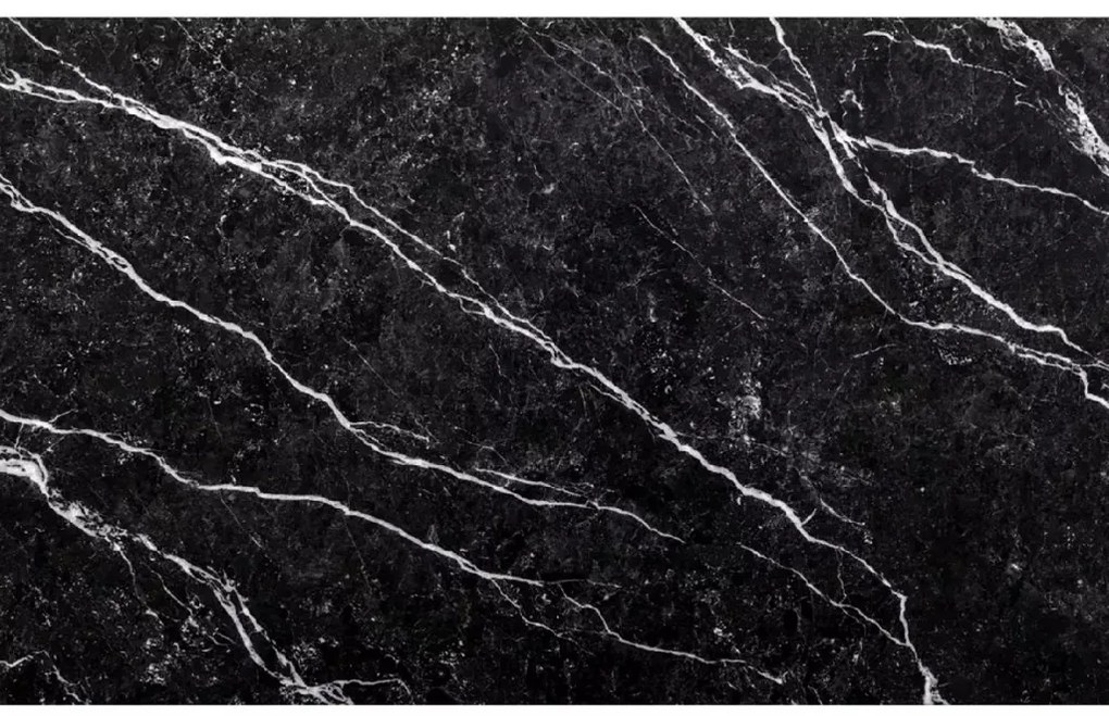 Jedálenská súprava 1 + 4, čierny stôl RAMOD 100x60 cm + modrá stolička LAVA s čiernymi nohami