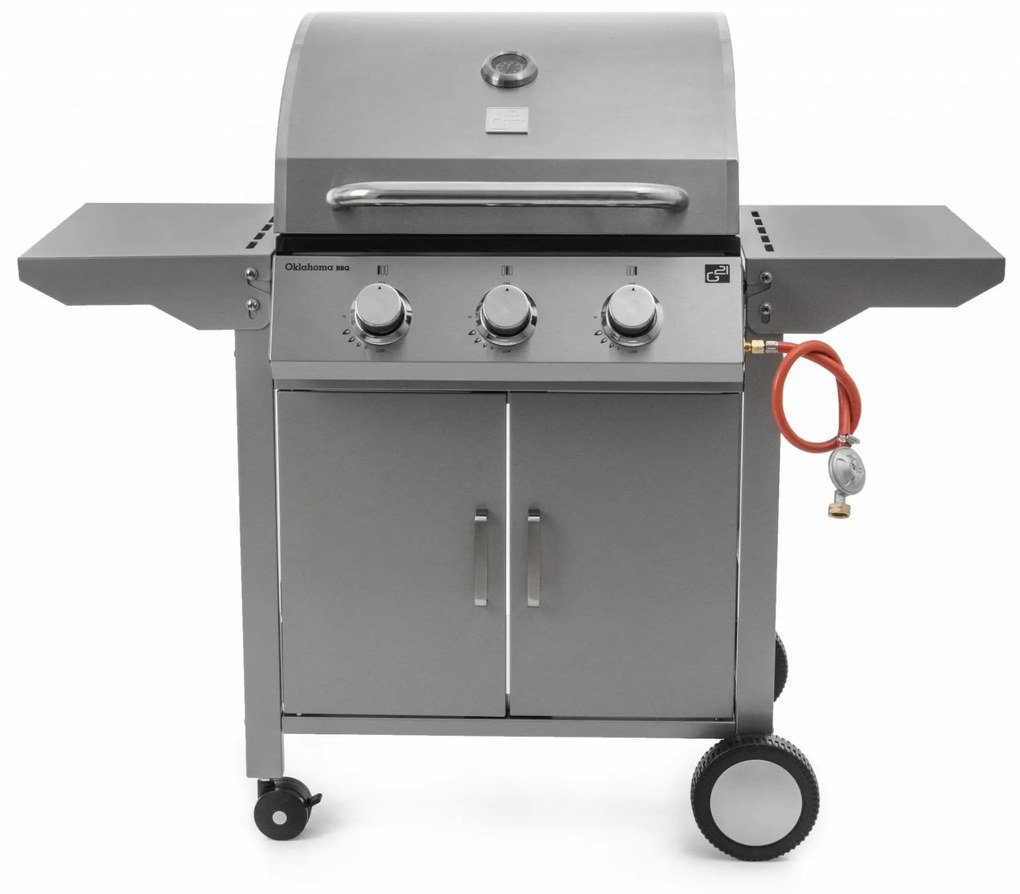 Plynový gril G21 Oklahoma BBQ PremLine 3 horáky - redukčný ventil ZADARMO