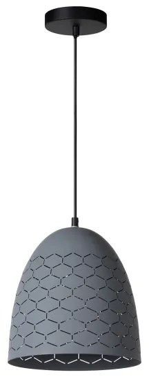Lucide 43408/24/36 - Luster na lanku GALLA 1xE27/60W/230V šedá