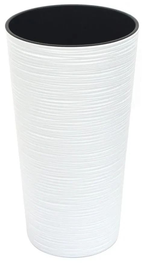 Kvetináč UH o300 mm LILIA DLUTO biely výška 570 mm KLC