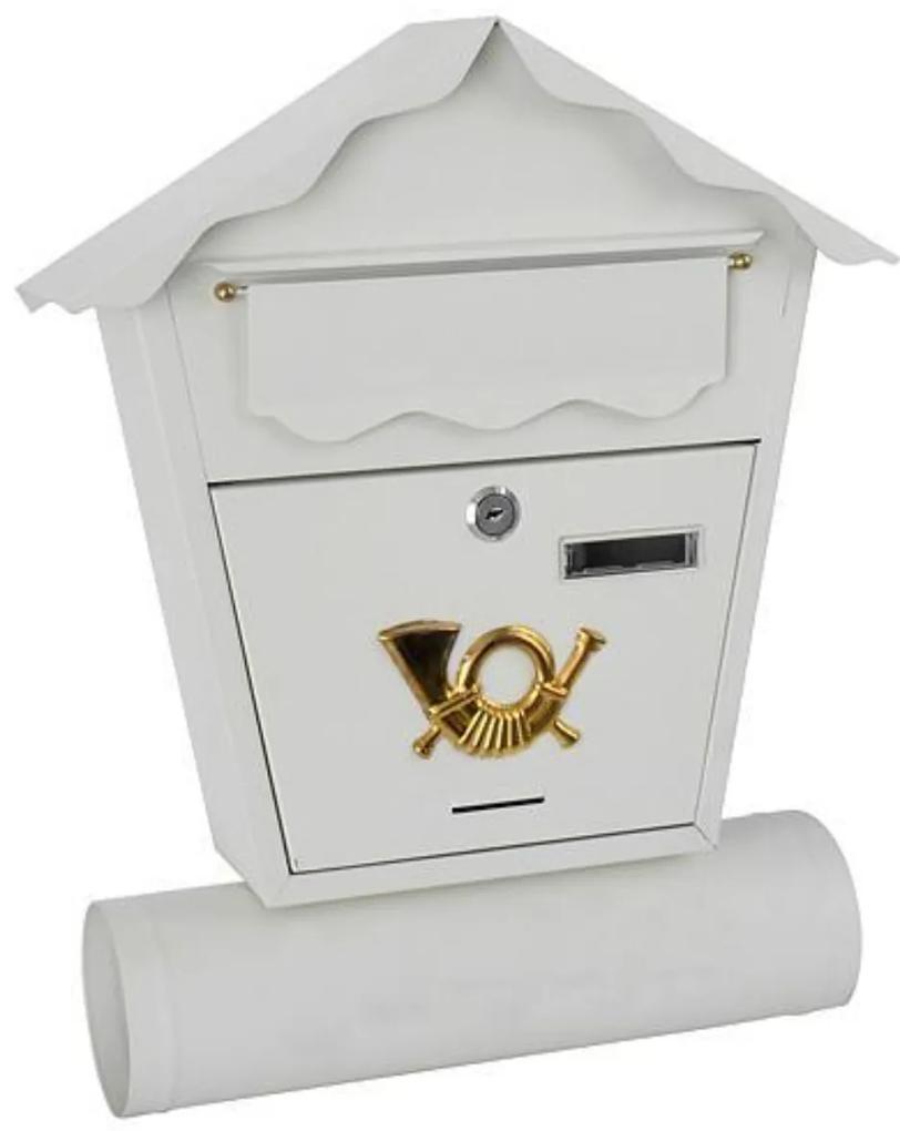 Poštová schránka NESTOR biela | 440x370x100mm