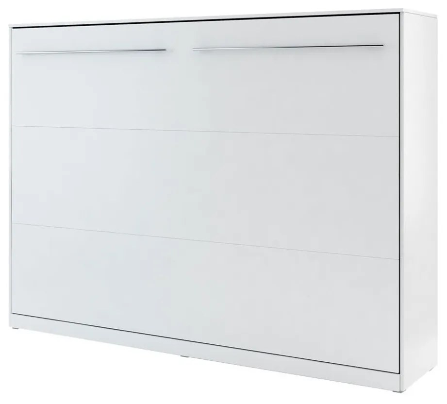 Skladacia posteľ Concord Pro II, Farby: biely / biely lesk, Rozmer postele: 140x200