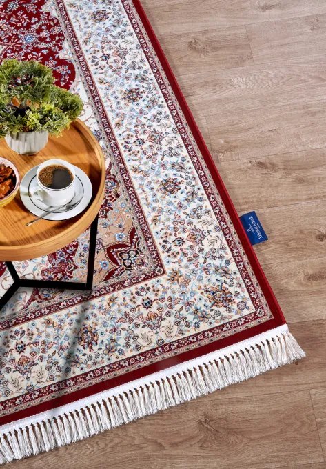 Koberec Villeroy & Boch Kollektion 1870 Etienne červený / krémový