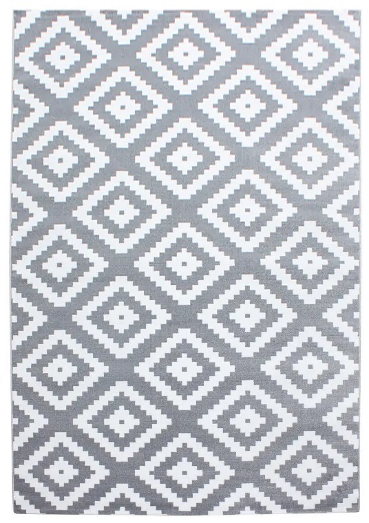 Ayyildiz, Kusový koberec Plus 8005 grey, 80x300, šedá, chodba / predsieň