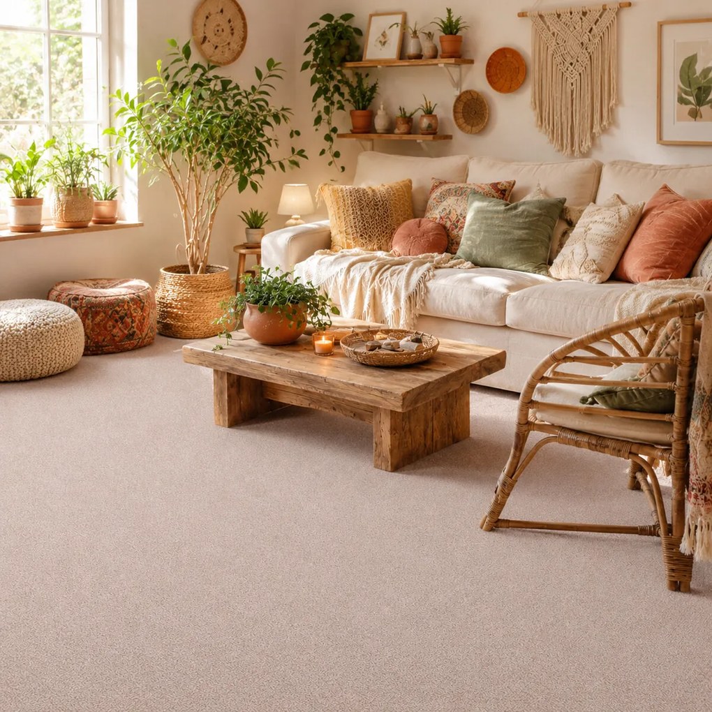 Condor Carpets, Koberec metráž Rambo-Bet 71, na mieru, šíře 4m,5m, béžová, filc, kuchyňa