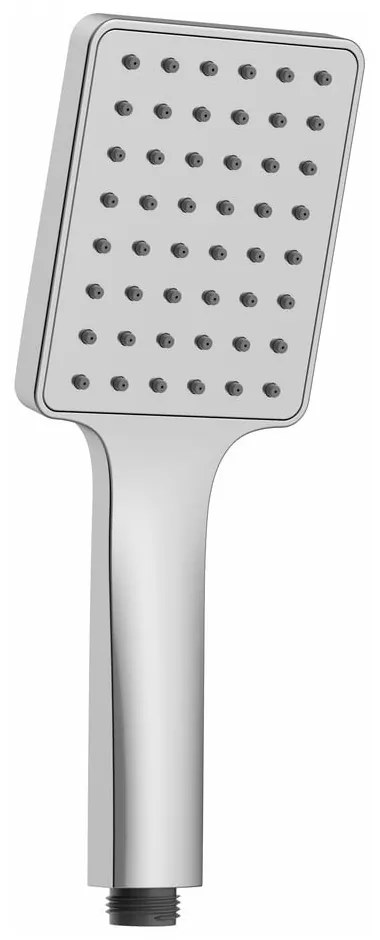 Plastová sprchová hlavica v lesklo striebornej farbe – Sapho