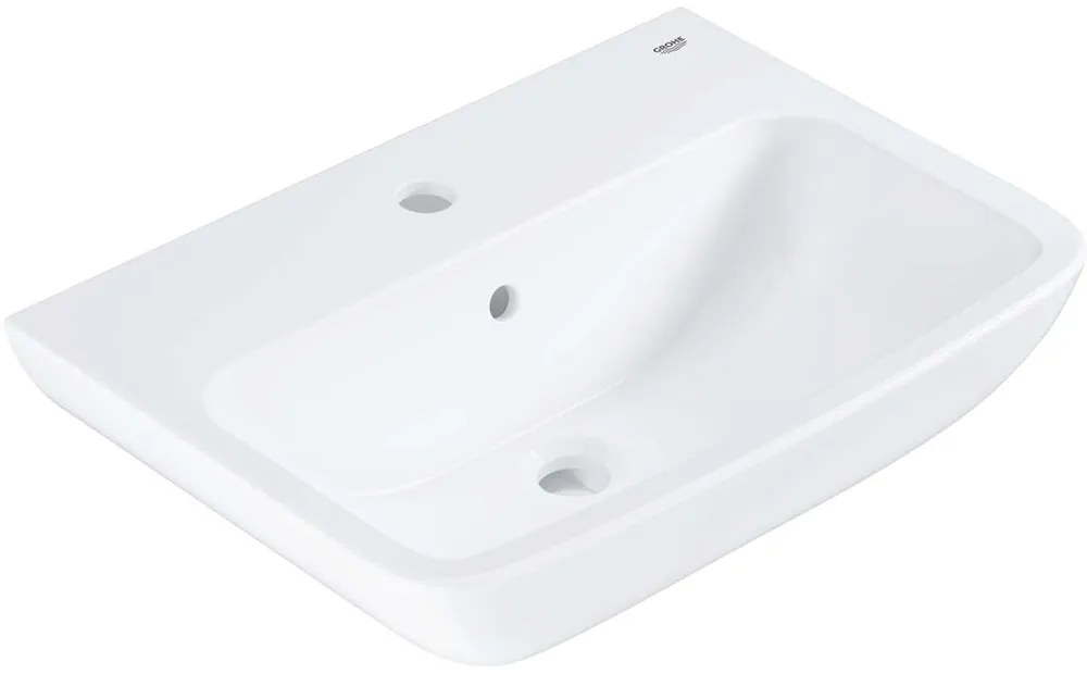 GROHE Start Edge závesné umývadlo s otvorom, s prepadom, 550 x 400 mm, alpská biela, 39949000