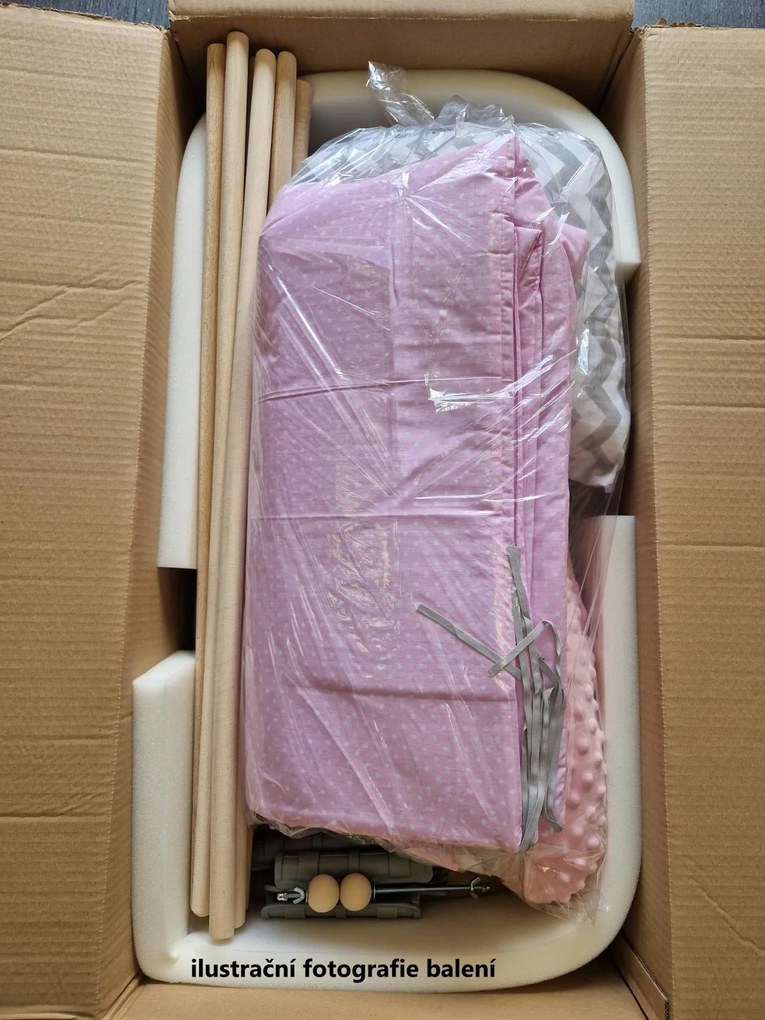 Detský stan TEEPEE (TÝPIE) RUŽOVÝ S HVIEZDIČKAMI + doplnky