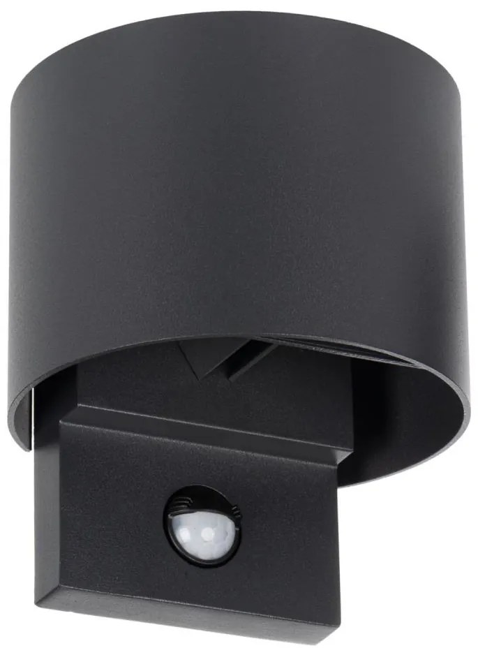 Kanlux 28995 - LED vonkajšie nástenné svietidlo so senzorom REKA LED/7W/230V IP54 antracit