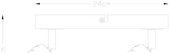 LED Stmievateľné bodové svietidlo MANU 2xGU10/5,8W/230V biela