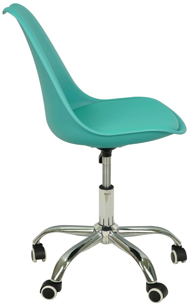 AKCIE Tyrkysová kancelárska stolička MILANO II. akosť