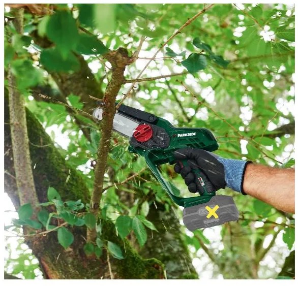 Parkside® Aku reťazová píla 20 V Paghs 20-Li B2 – bez akumulátora (100386957)