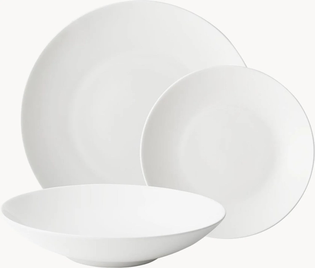 Porcelánová súprava riadu Premium, 4 osoby, 12 ks