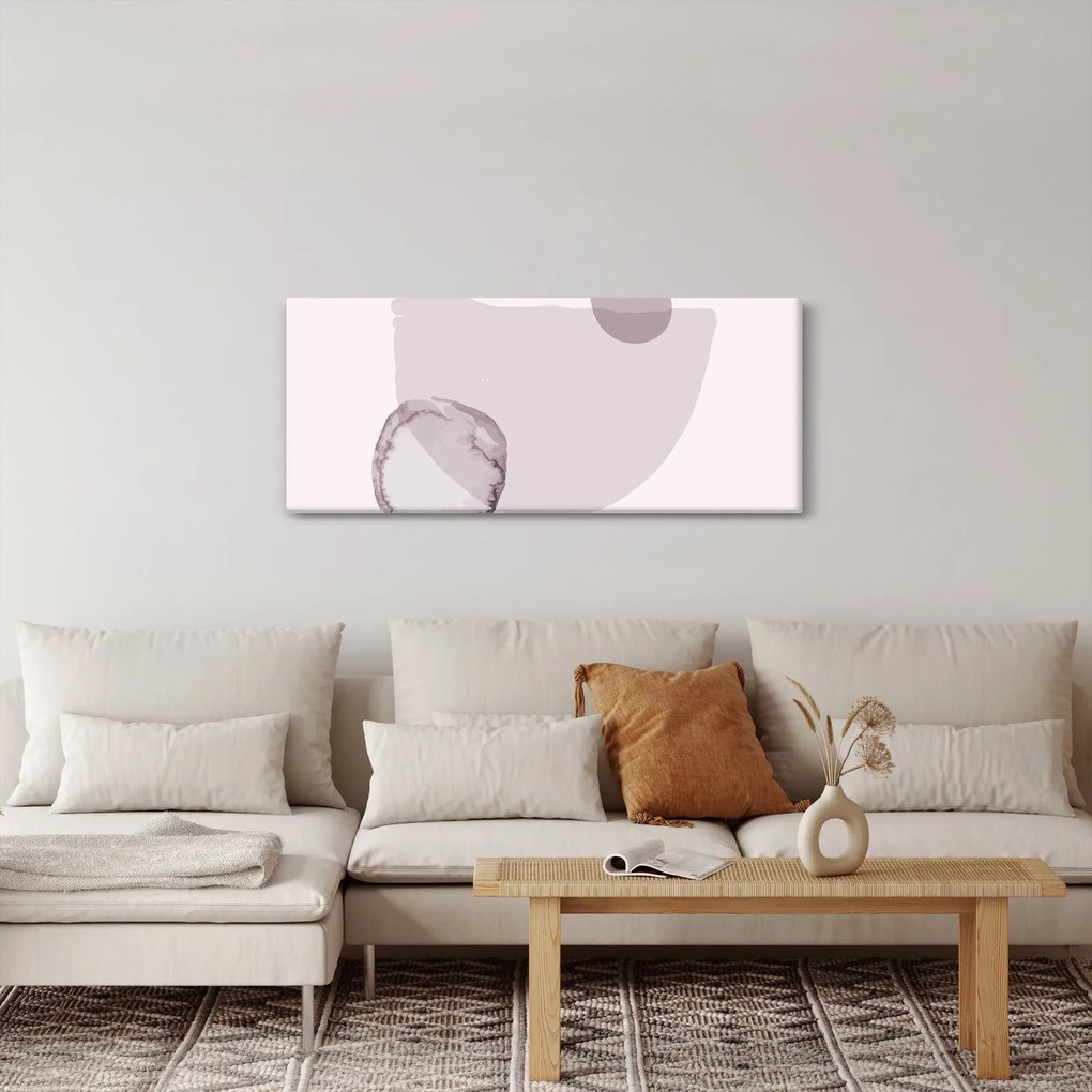 Obraz - Fialový minimalizmus N⁰2 (120x50 cm)