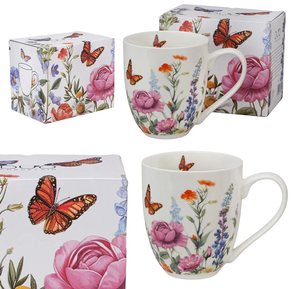 Porcelánový hrnček XXL Summer 1000 ml