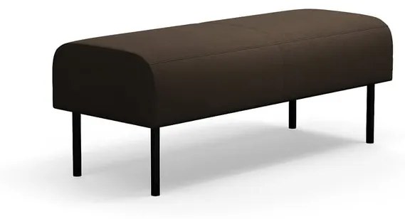 Modulárna pohovka VARIETY, 2-miestna, látka Blues CSII, tmavohnedá