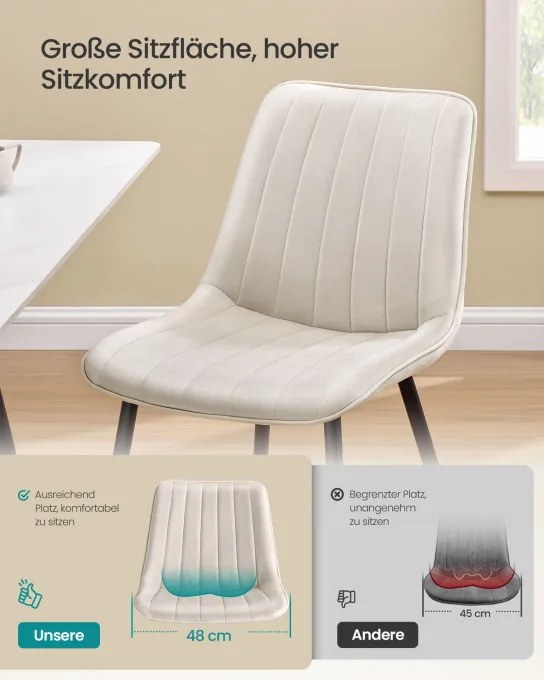 Sada dvoch jedálenských stoličiek LDC090LH01