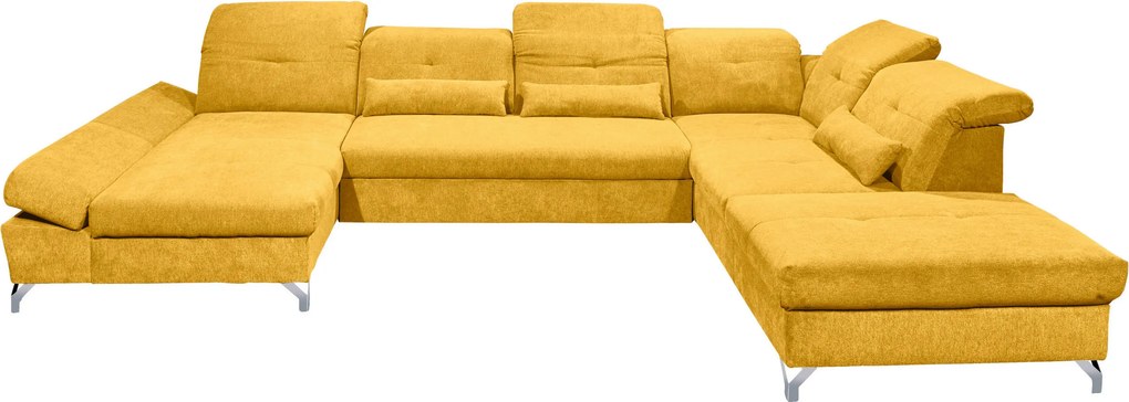 XXXLutz SEDACIA SÚPRAVA, textil, žltá MID.YOU - Sedačky - 002220028619