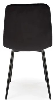 Jedálna stolička ORIS, 1 ks, čierna