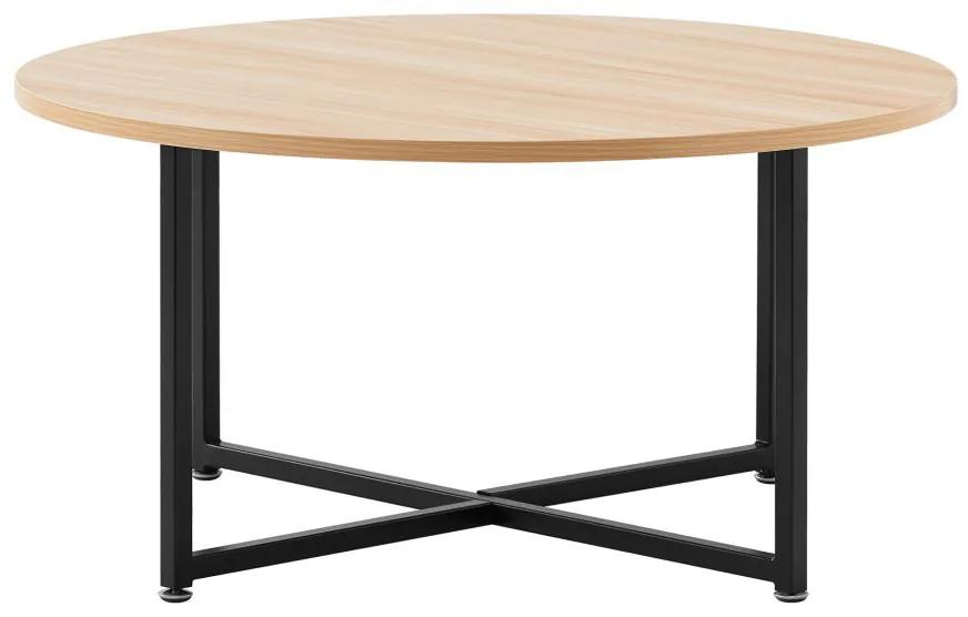 Konferenčný stolík Safrin DA4106 (dub + čierna). Vlastná spoľahlivá doprava až k Vám domov. 1075504