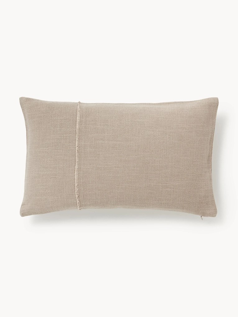 Ručne tkaný poťah na vankúš s ozdobným švom Terre